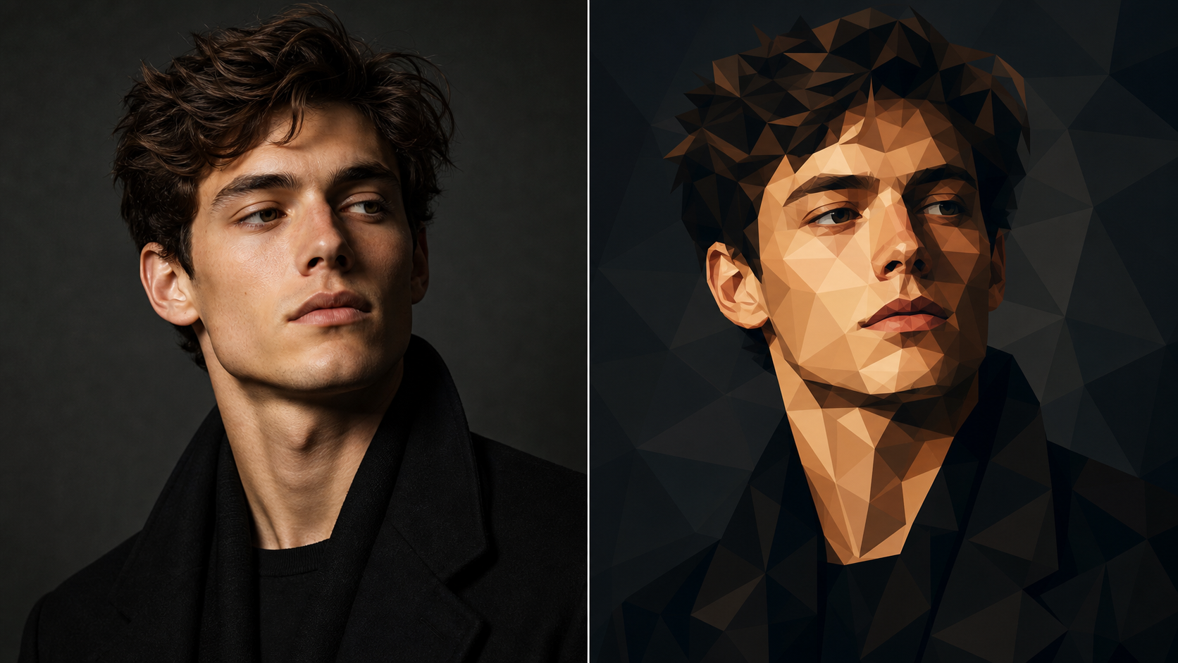 AI Geometric Image Generator for Creative Direction