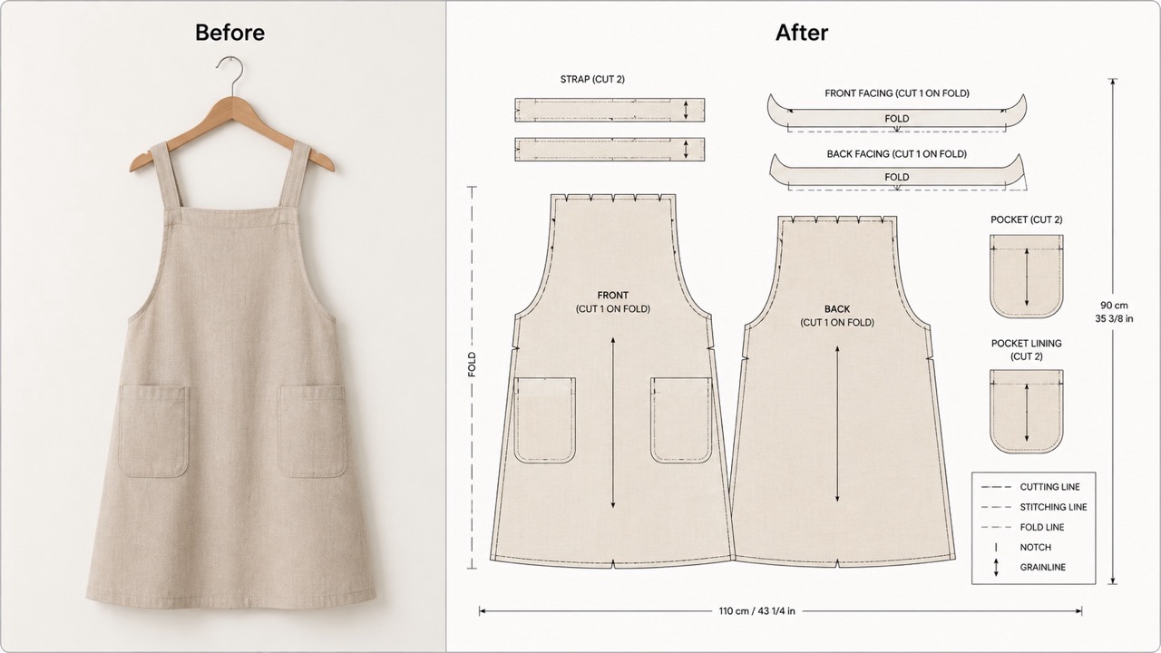 Convert Reference Photos into Drafting-Inspired Layouts