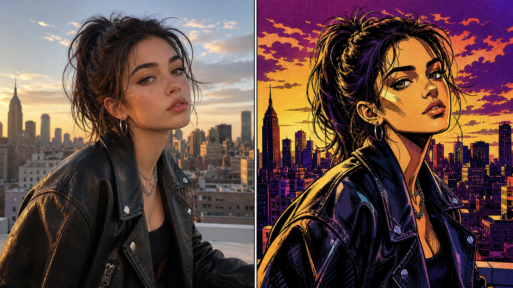 AI JoJo Filter for Expressive Portraits