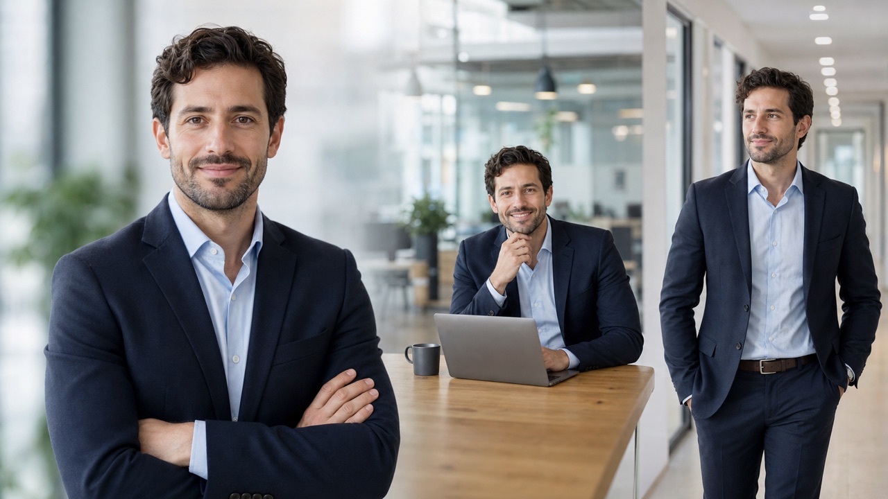 AI Office Man Generator for Professional Business Images
