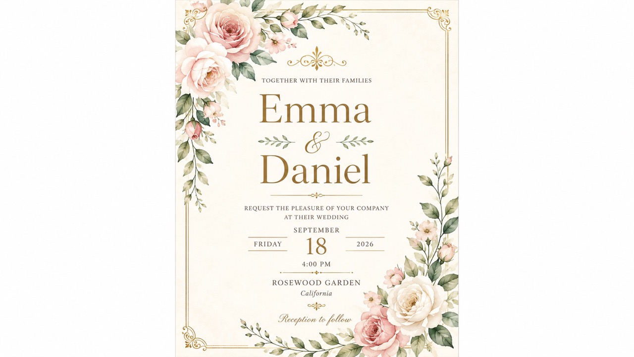Turn Event Details into a Complete Invitation Concept