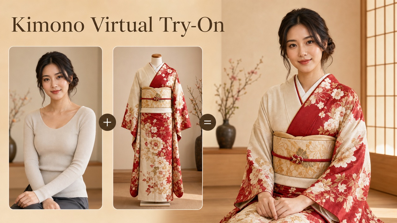 Kimono Virtual Try-On Tool
