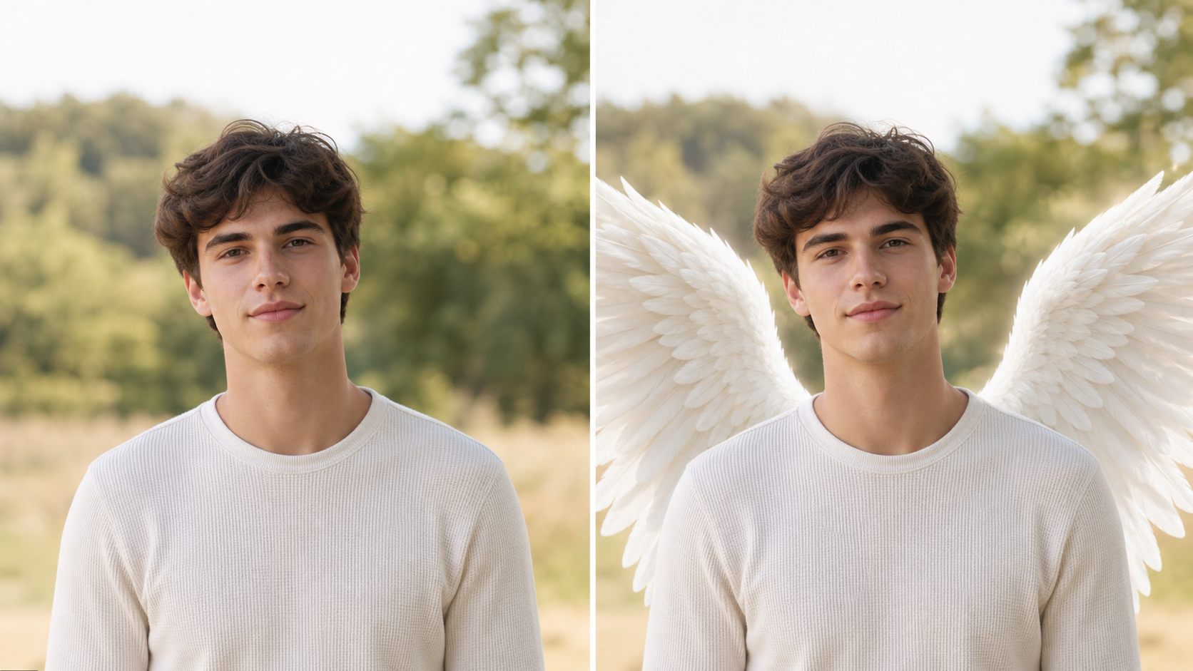 Add Angel Wings to Photos with AI
