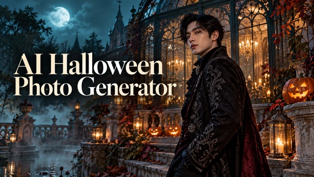 AI Halloween Photo Generator Online for AI Halloween Trend