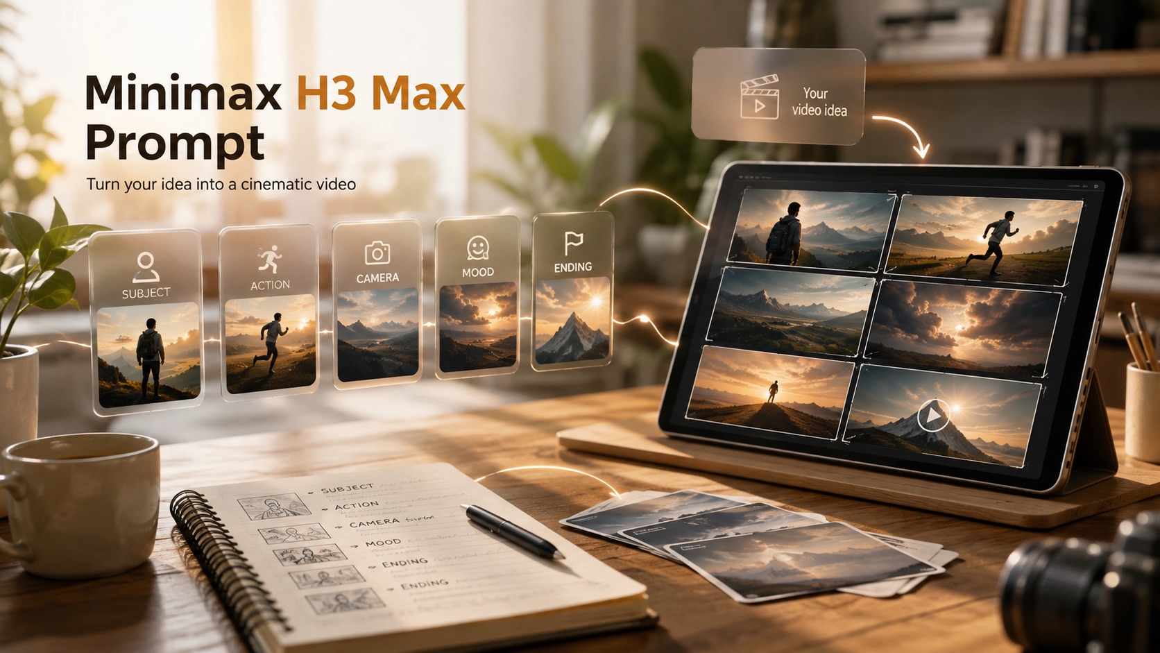 Minimax H3 Max Prompt: Copy Ready Video Ideas Faster