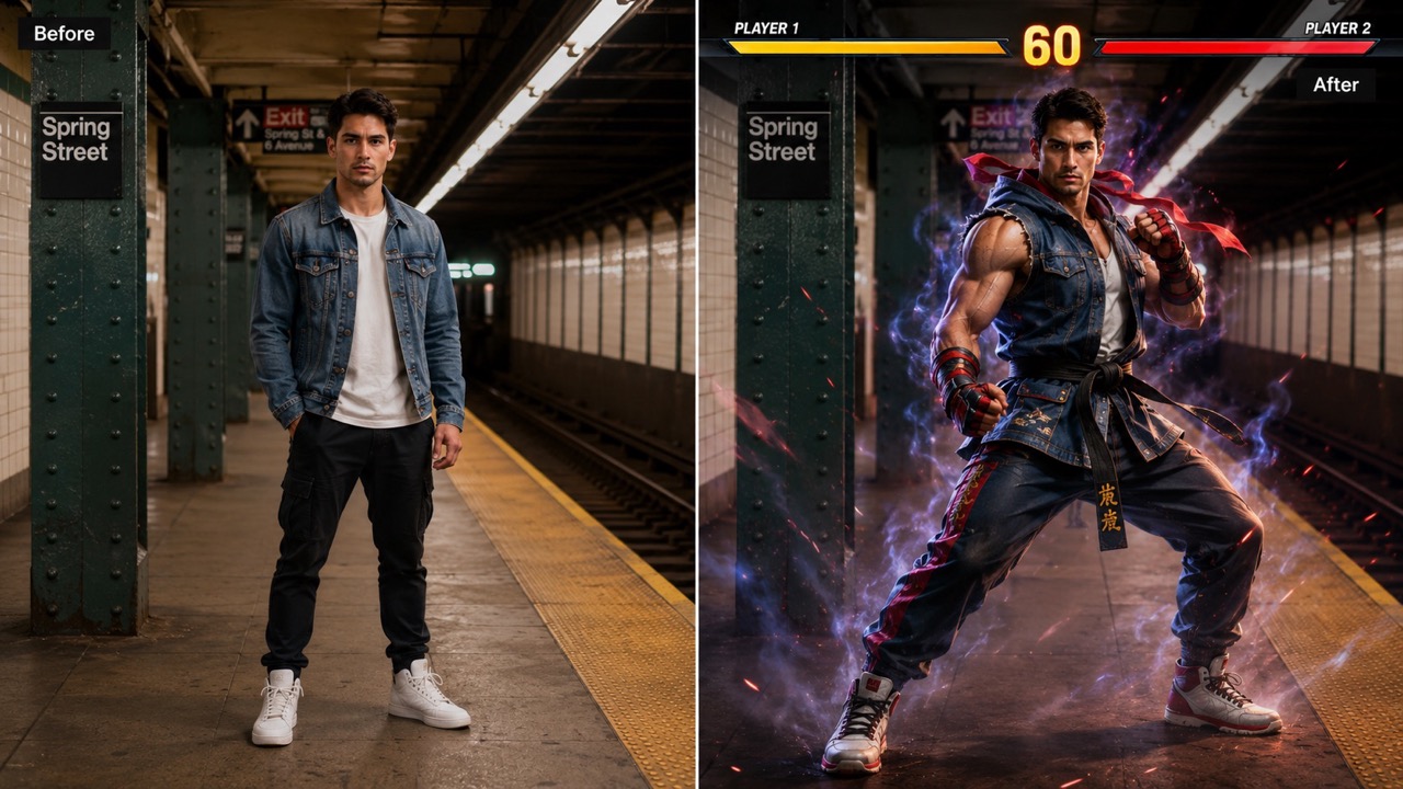 Create a Complete Fighting Game Screenshot Feeling