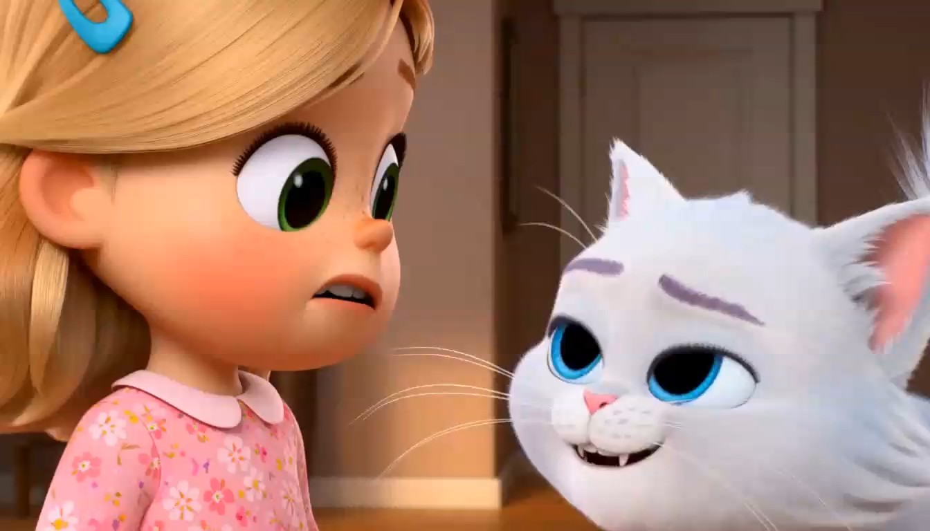 Cinematic 3D Animation: Girl and Fluffy Cat Story
