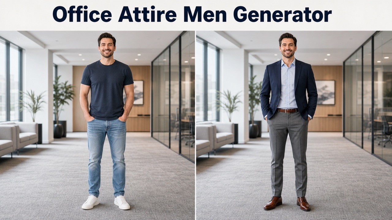 Office Attire Men Generator