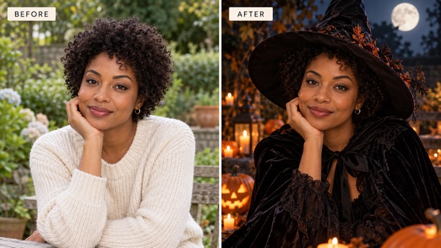 AI Halloween Photo Generator For Witch-Inspired Portraits