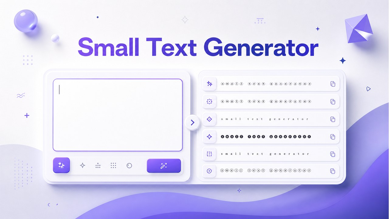 Small Text Generator