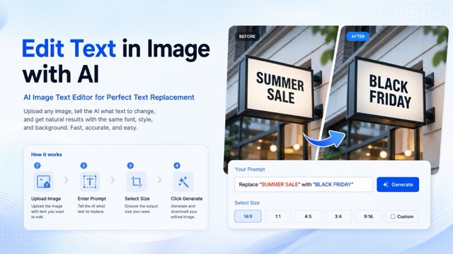 Edit Text in Image with AI