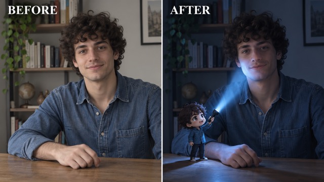 Give Your Flashlight AI Photo A Coherent Beam