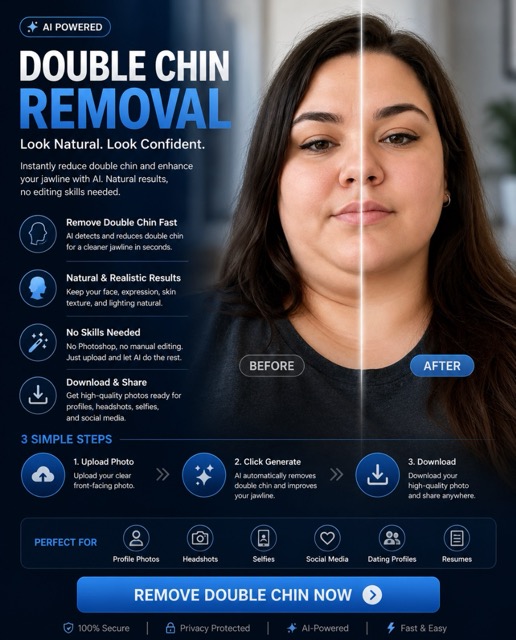 AI Double Chin Remover