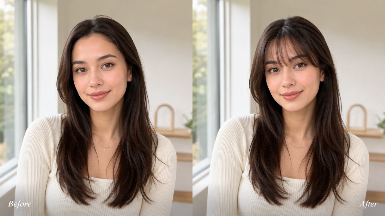 AI Bangs Filter: Preview Realistic Bangs from Photo