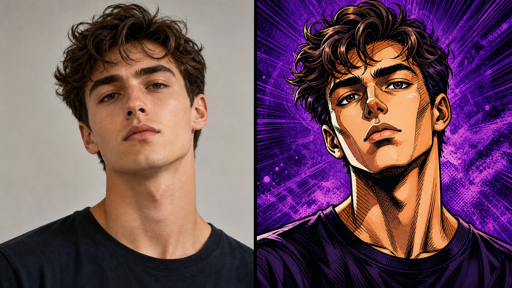 AI JoJo Filter for Dynamic Pose Energy