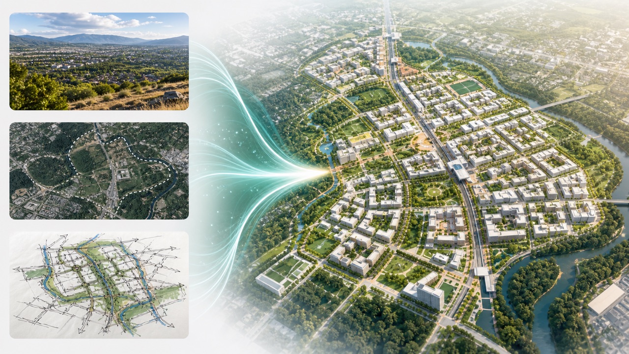 AI Urban Planning Generator for Clear Masterplans