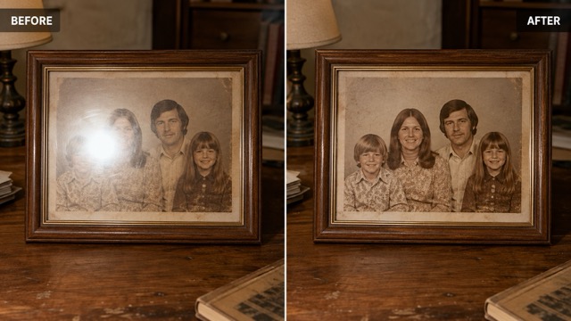 Remove Glare from Photo in Outdoor Light