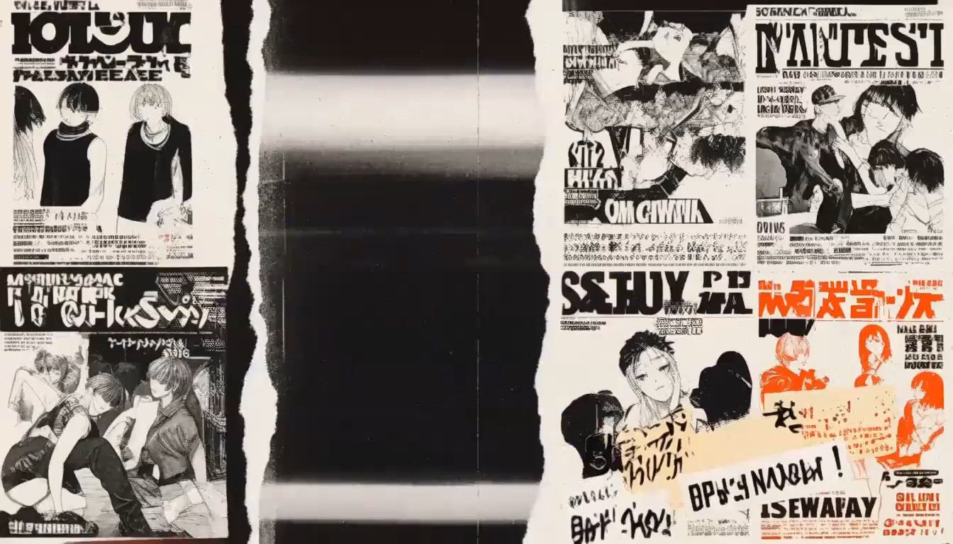 90s Underground Rave-Zine Anime MV