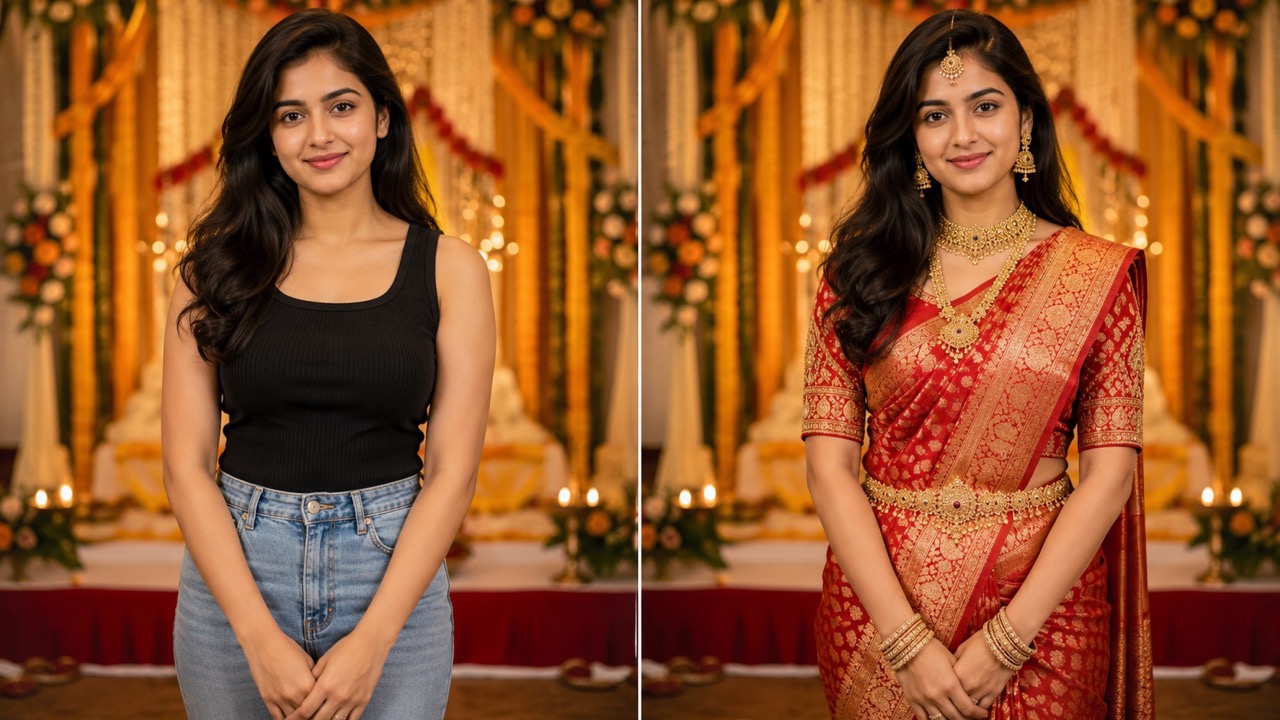 AI Saree Generator: Create Realistic Saree Photos from Your Image
