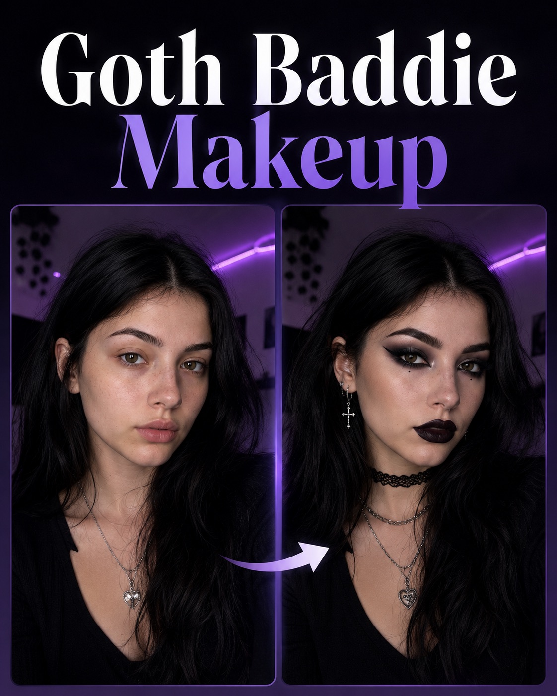 Goth Baddie Makeup