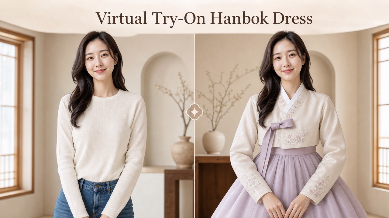 Virtual Try-On Hanbok Dress