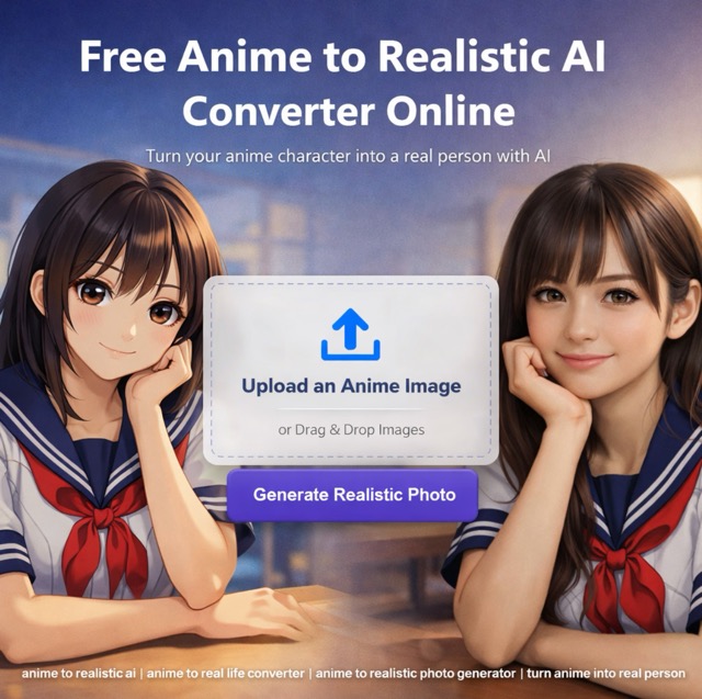 Anime to Realistic AI