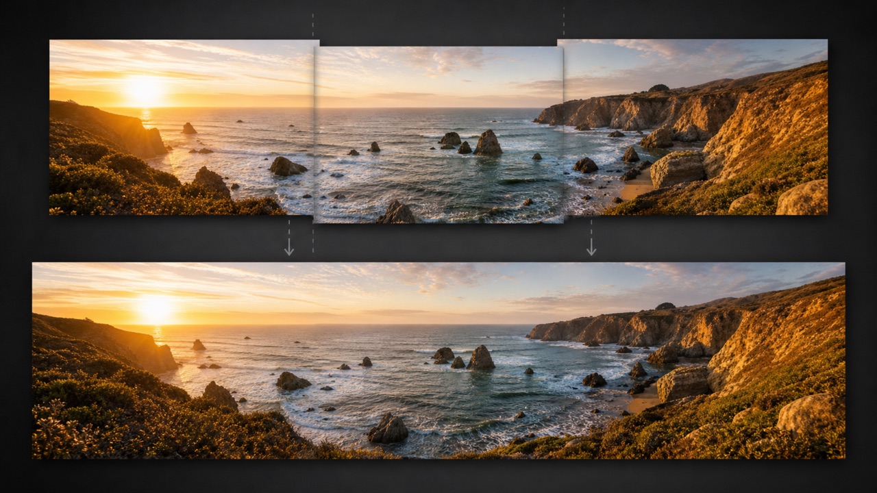 Blend Overlapping Photos Naturally