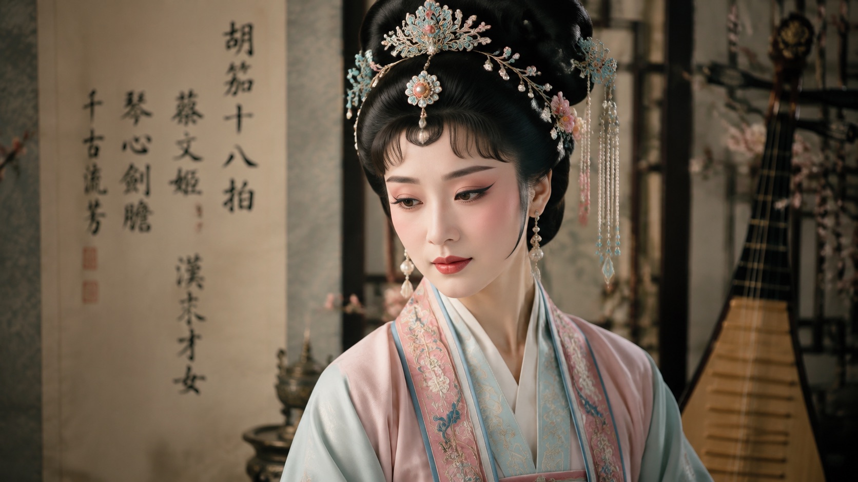Retrato Cinematográfico de una Dama Noble de la Dinastía Tang