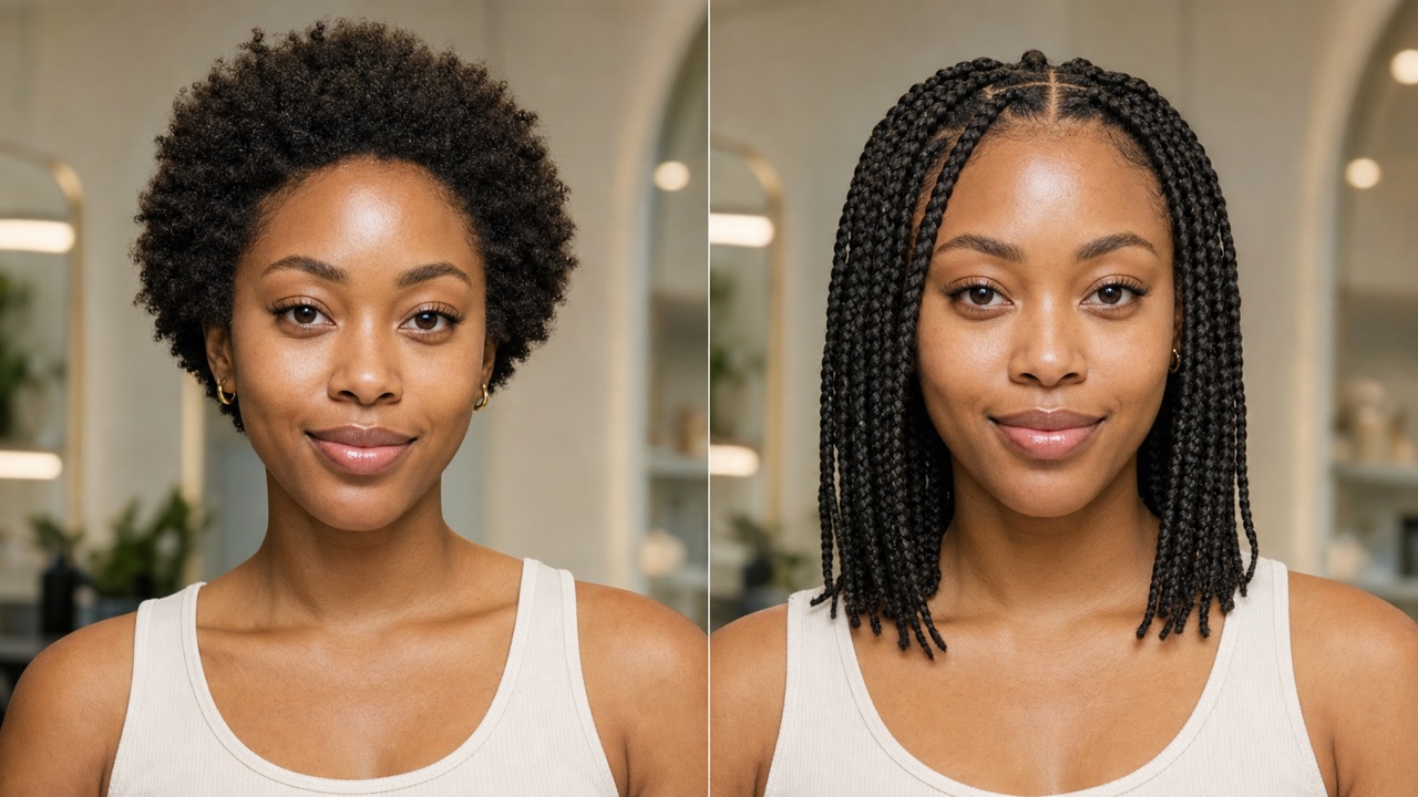 Preview Knotless Box Braids