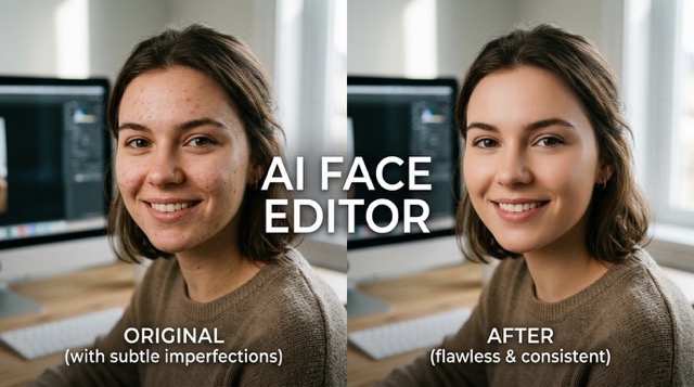 AI Face editor