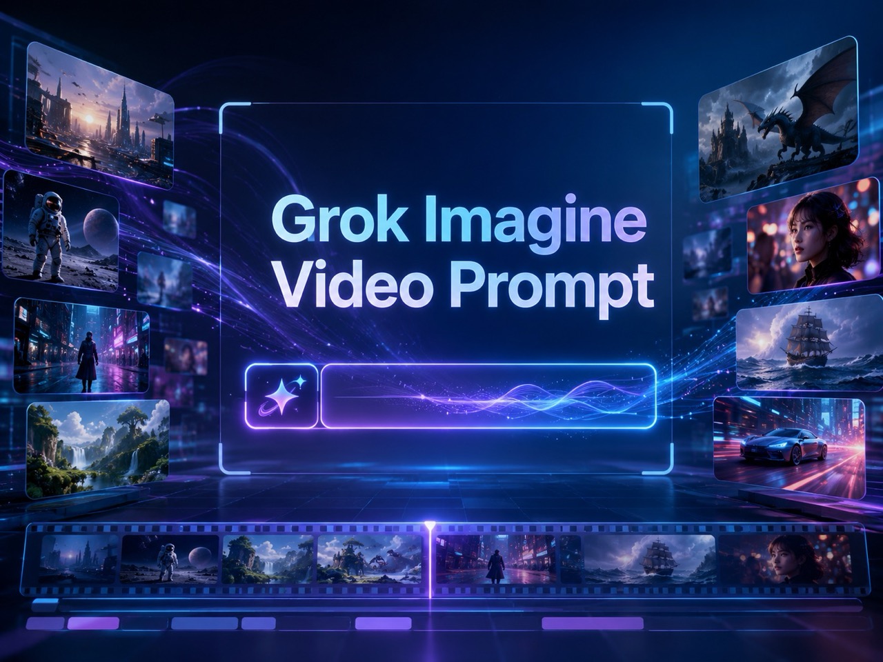 Grok Imagine Video Prompt : copiez des idées de vidéo AI plus vite