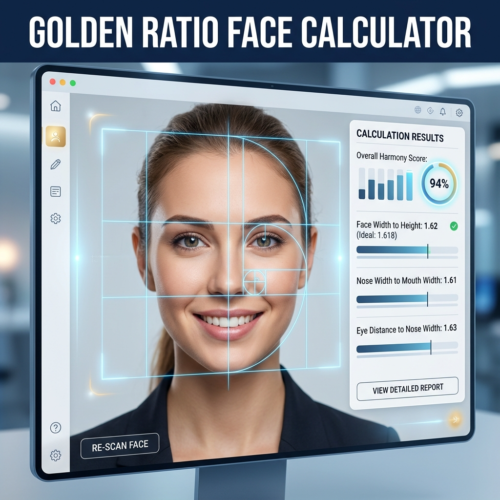 Golden Ratio Face Calculator