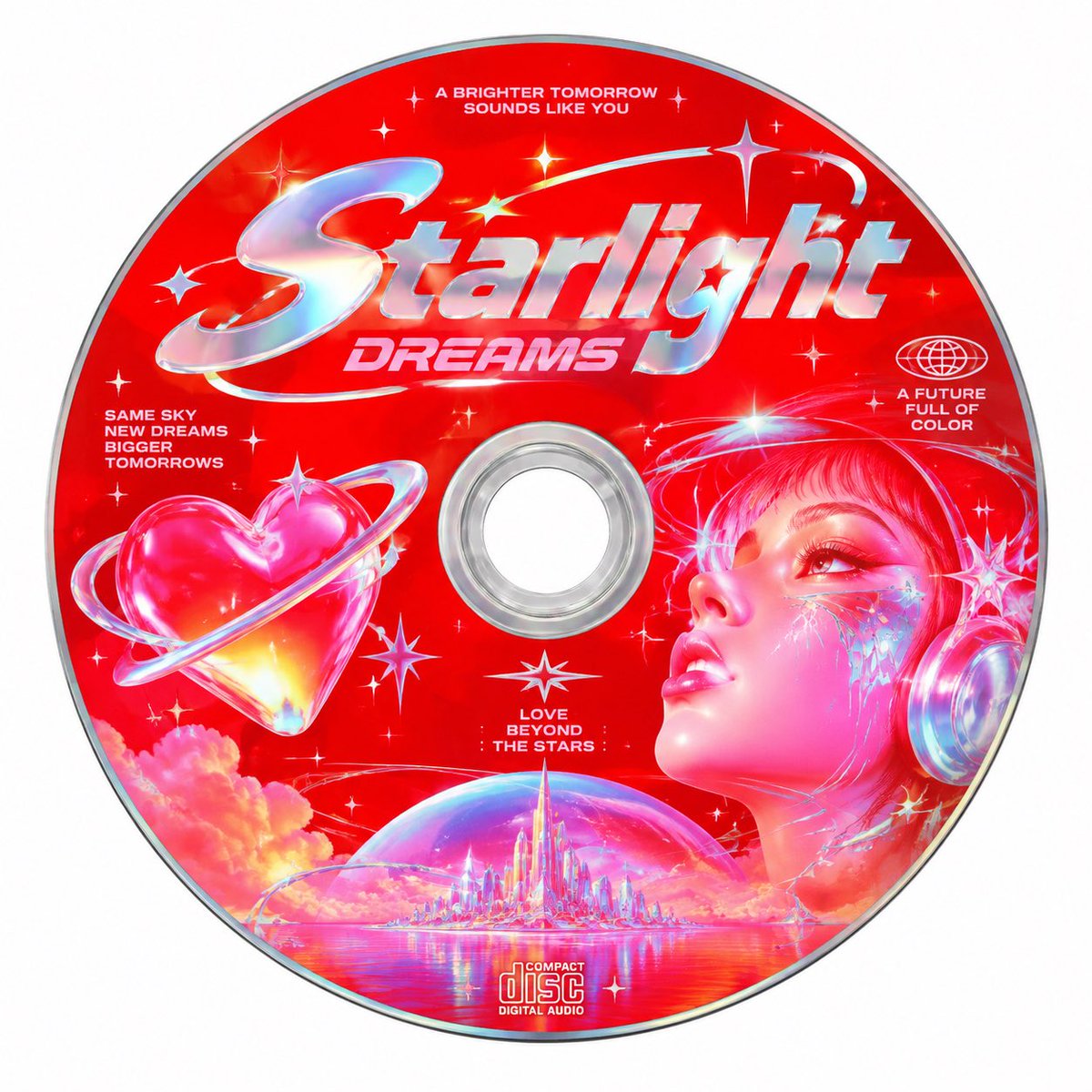 Starlight Dreams CD Label Design
