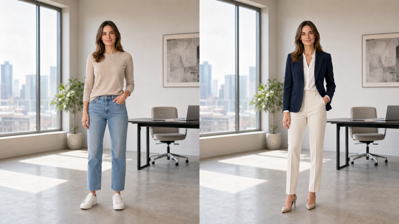 Office Outfit for Woman AI Try-On