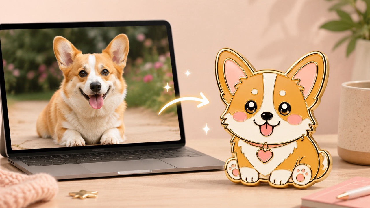 Convert Photos into Kawaii Pin Concepts