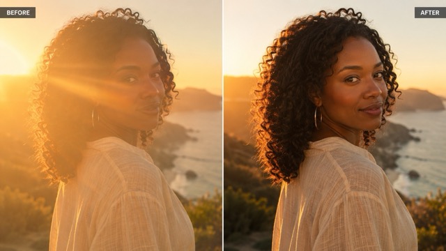 Remove Glare from Photo Through Windows