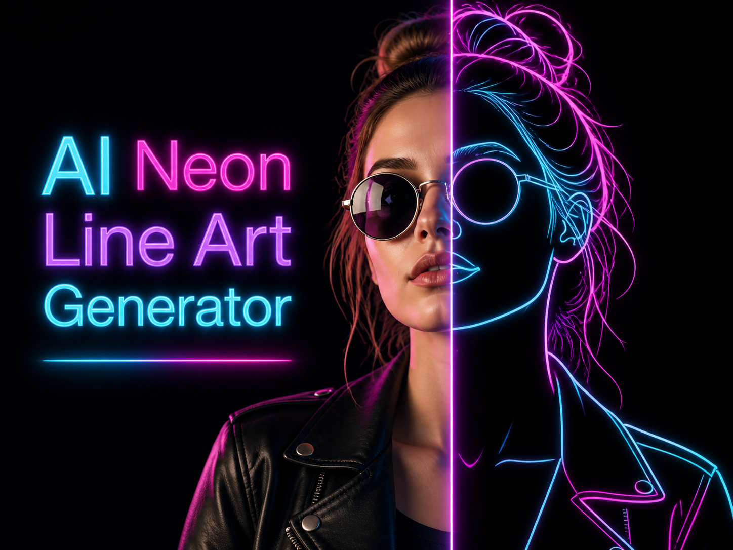 ai-neon-line-art-generator