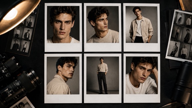 Create a Model Polaroid Collage from Any Portrait