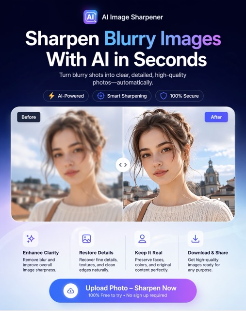 AI Image Sharpener
