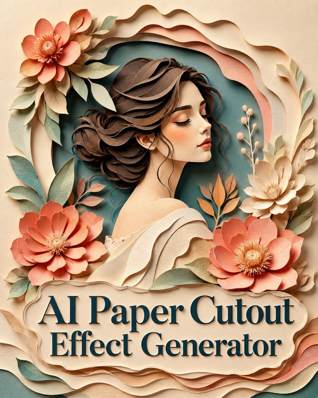 AI Paper Cutout Effect Generator