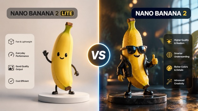 Nano Banana 2 Lite vs 2: Which One Should You Use on Pixomi?