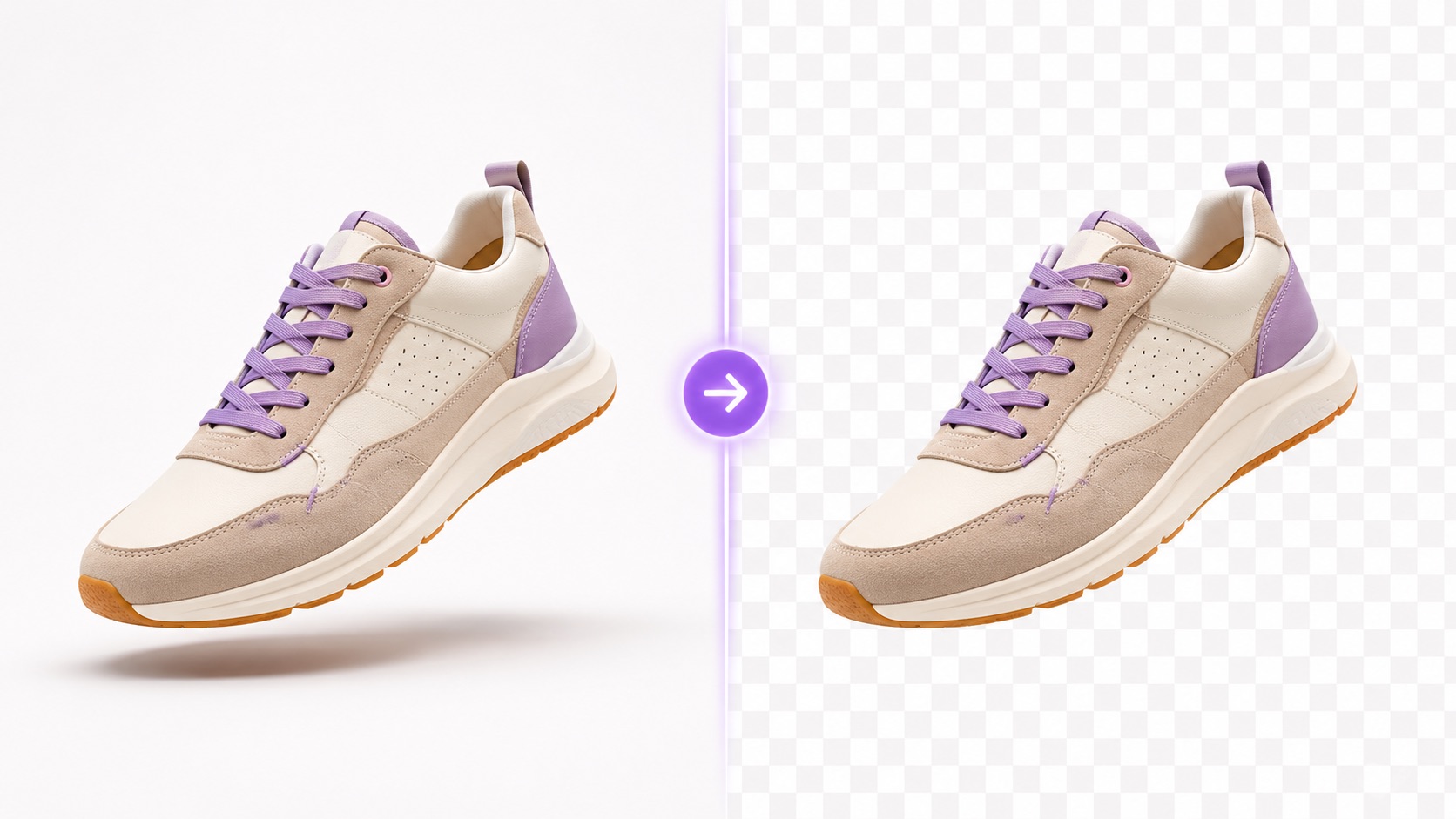 GPT Image 2 sneaker with standard background compared with transparent PNG output