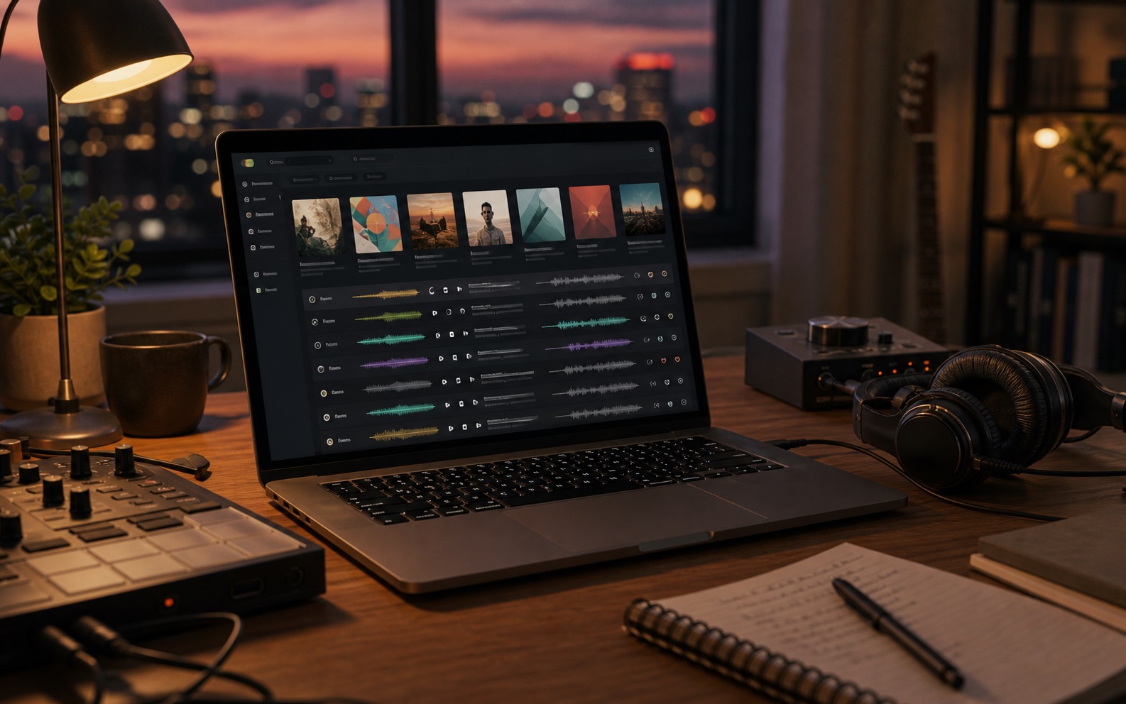 KI-Musikgenerator Bibliothek für jede Idee